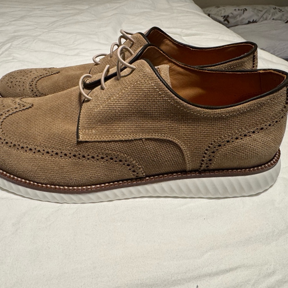 Martin Dingman Tan Wingtip Oxfords